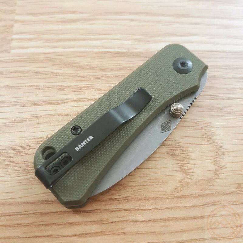 Civivi Baby Banter Linerlock Folding Knife 2.25" Nitro V Steel Blade Green G10 Handle 19068S5 -Civivi - Survivor Hand Precision Knives & Outdoor Gear Store