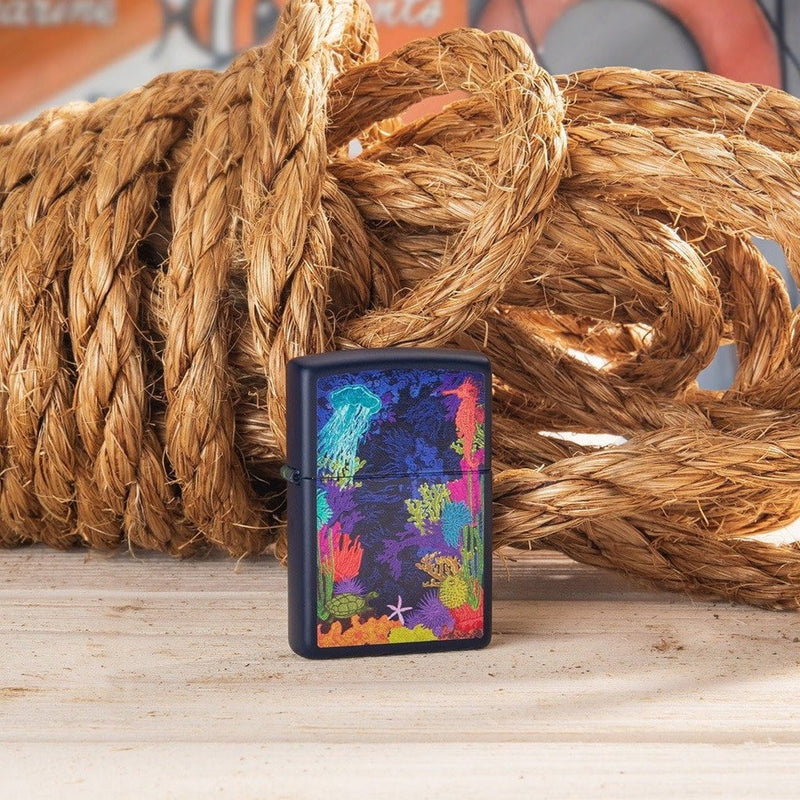 Zippo Lighter Sea Life Feature Windproof All Metal Construction 19871 -Zippo - Survivor Hand Precision Knives & Outdoor Gear Store