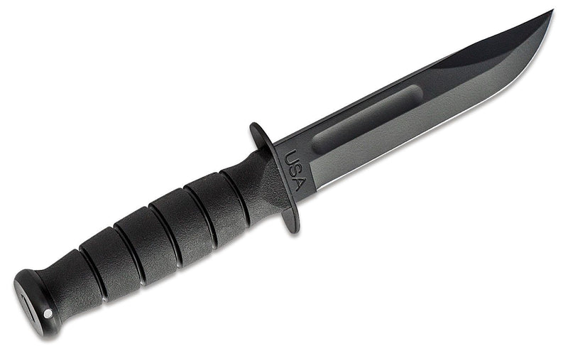 KA-BAR Short Fixed Knife 5.25" 1095HC Steel Blade Rubber G Thermoplastic Elastomer Handle 1258 -Ka-Bar - Survivor Hand Precision Knives & Outdoor Gear Store