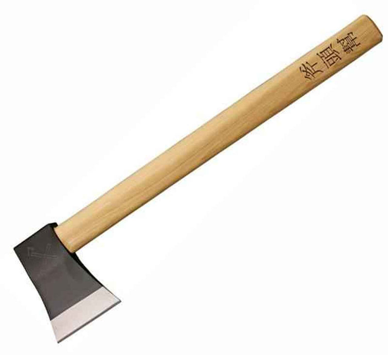 Cold Steel Gang Hatchet Fixed Knife 1055 Carbon Steel Blade Brown Wood Handle 90AXG -Cold Steel - Survivor Hand Precision Knives & Outdoor Gear Store