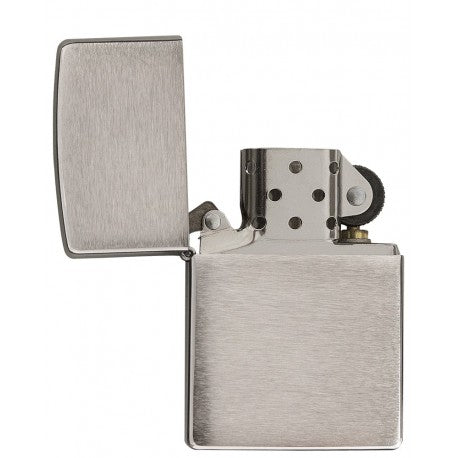 Zippo Lighter Brushed Chrome Feature Wind Resistant Lighting 11222 -Zippo - Survivor Hand Precision Knives & Outdoor Gear Store