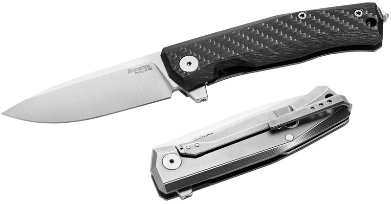 LionSTEEL Myto Frame Folding Knife 3.25" M390 Steel Blade Carbon F/Titanium Handle MT01CF -LionSTEEL - Survivor Hand Precision Knives & Outdoor Gear Store