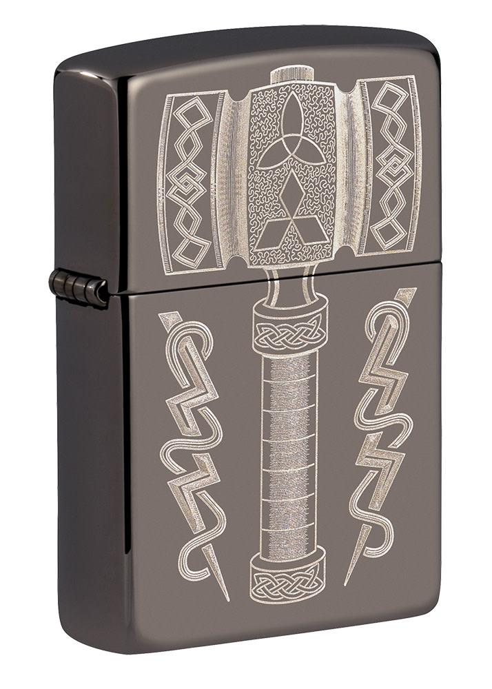 Zippo Lighter Thor's Hammer Feature Windproof All Metal Construction 19865 -Zippo - Survivor Hand Precision Knives & Outdoor Gear Store