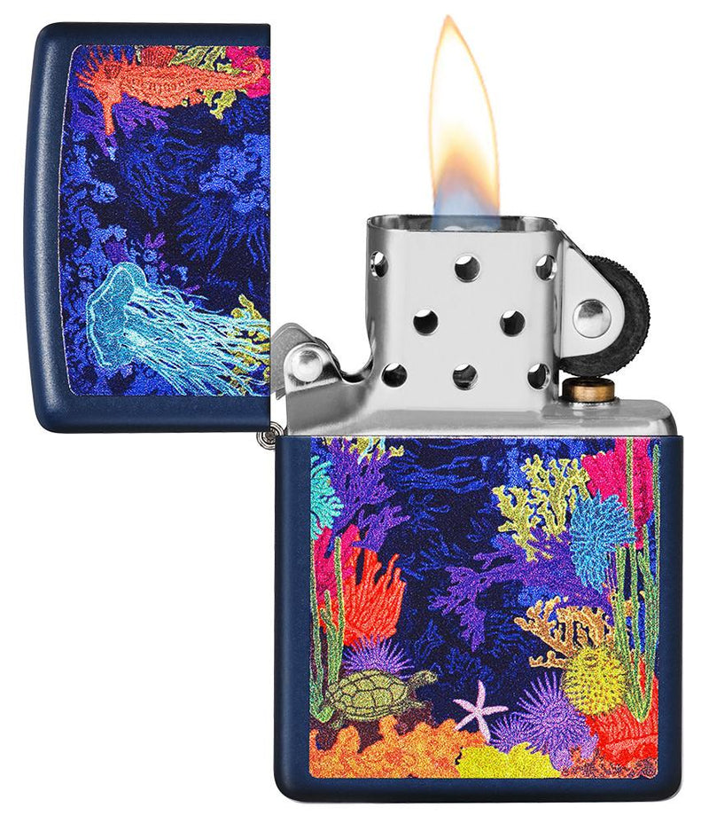 Zippo Lighter Sea Life Feature Windproof All Metal Construction 19871 -Zippo - Survivor Hand Precision Knives & Outdoor Gear Store