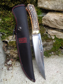 Frost Cutlery Bowie Fixed Knife 7" Stainless Steel Blade Stag Bone Resin Handle HP137SBR -Frost Cutlery - Survivor Hand Precision Knives & Outdoor Gear Store