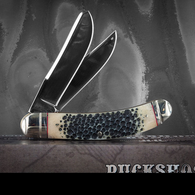 Rough Ryder Sowbelly Trapper Pocket Knife Stainless Blades Buckshot Bone Handle 1906 -Rough Ryder - Survivor Hand Precision Knives & Outdoor Gear Store