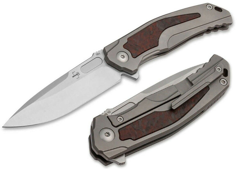 Boker Plus Aphex Mini Folding Knife 2.99" VG-10 Steel Blade CF/Titanium Handle P01BO197 -Boker Plus - Survivor Hand Precision Knives & Outdoor Gear Store