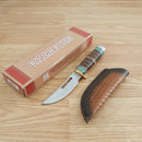 Rough Ryder Fixed Knife 4.5" Stainless Steel Skinner Blade Leather And Turquoise Handle 2390 -Rough Ryder - Survivor Hand Precision Knives & Outdoor Gear Store