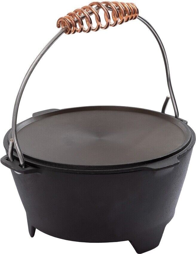 Barebones Living Cast Iron Dutch Oven 4qt Lid Designed For Steaming And Venting RE327 -Barebones Living - Survivor Hand Precision Knives & Outdoor Gear Store