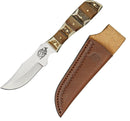 Fox-N-Hound Hunter Fixed Knife 4.125" Stainless Steel Blade Stag Wood Handle 621 -Fox-N-Hound - Survivor Hand Precision Knives & Outdoor Gear Store