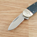 Rough Ryder LargeToenail Pocket Knife 440 Steel Spear/Pen Blades Denim Micarta Handle 2348 -Rough Ryder - Survivor Hand Precision Knives & Outdoor Gear Store