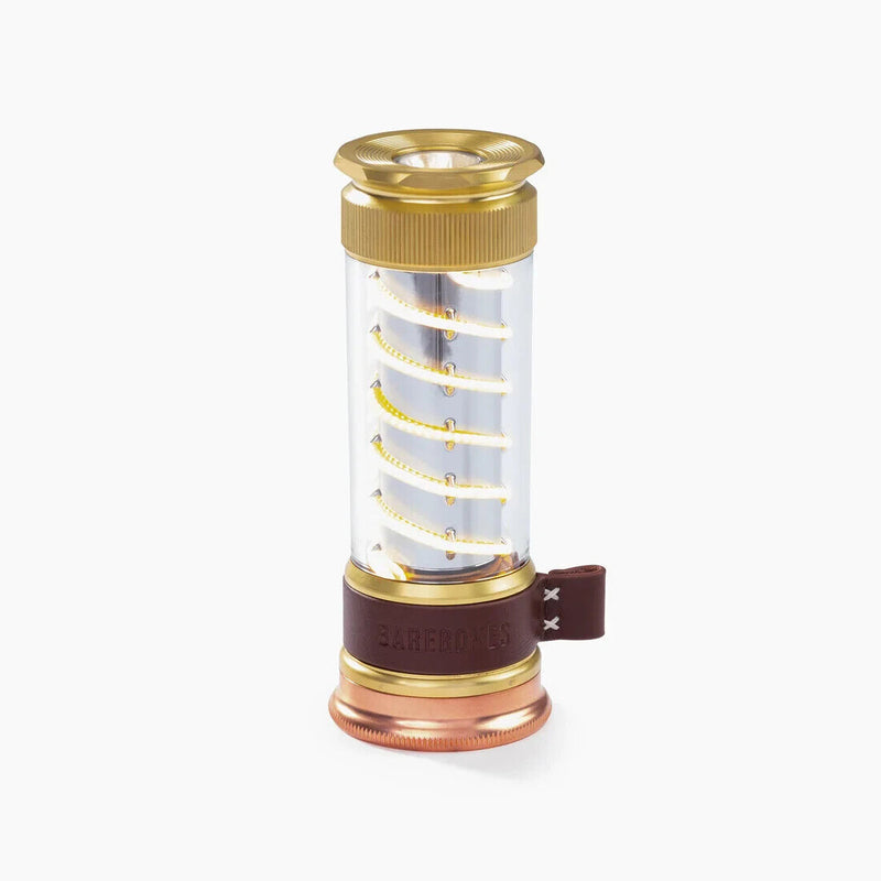 Barebones Living Edison Light Stick Lantern/Flashlight Rechargeable Copper Brass And Leather Components RE135 -Barebones Living - Survivor Hand Precision Knives & Outdoor Gear Store