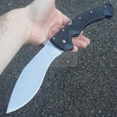 Cold Steel Rajah 2 Folding Knife 6" Stonewash AUS-10A Steel Blade Griv-Ex Handle 62JL -Cold Steel - Survivor Hand Precision Knives & Outdoor Gear Store