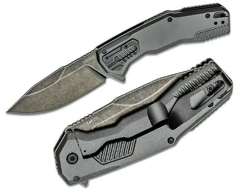 Kershaw Cannonbal Frame Folding Knife 3.5" D2 Tool Steel Blade Stainless Handle 2061 -Kershaw - Survivor Hand Precision Knives & Outdoor Gear Store