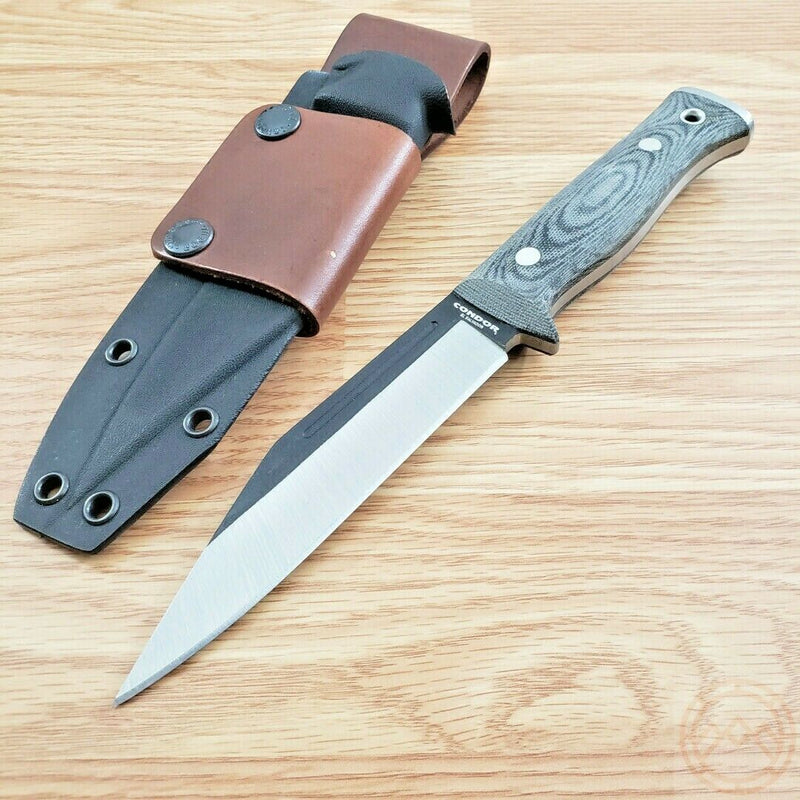 Condor Sigrun Fixed Knife 5.63" 1075HC Steel Blade Micarta Handle 182355HC -Condor - Survivor Hand Precision Knives & Outdoor Gear Store