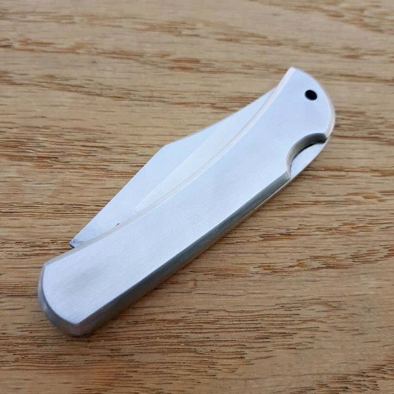Rough Ryder Lockback Folding Knife 2.63" 440 Steel Blade Brushed Stainless Handle R998 -Rough Ryder - Survivor Hand Precision Knives & Outdoor Gear Store