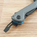 SOG Flash MT Linerlock Multi-Tool With Large Blade And Silver/Cyan Aluminum Handles G29550241 -SOG - Survivor Hand Precision Knives & Outdoor Gear Store