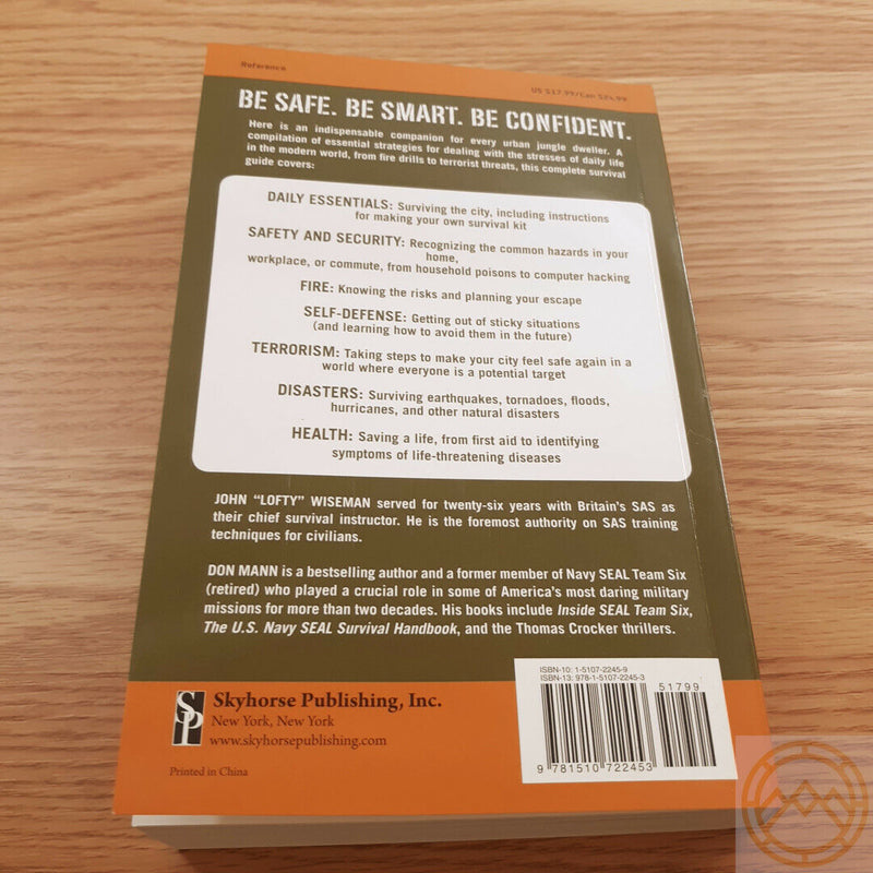 SAS Urban Survival Hand Book Terrorism Natural Disasters Home Invasion Everyday 391 -Books - Survivor Hand Precision Knives & Outdoor Gear Store