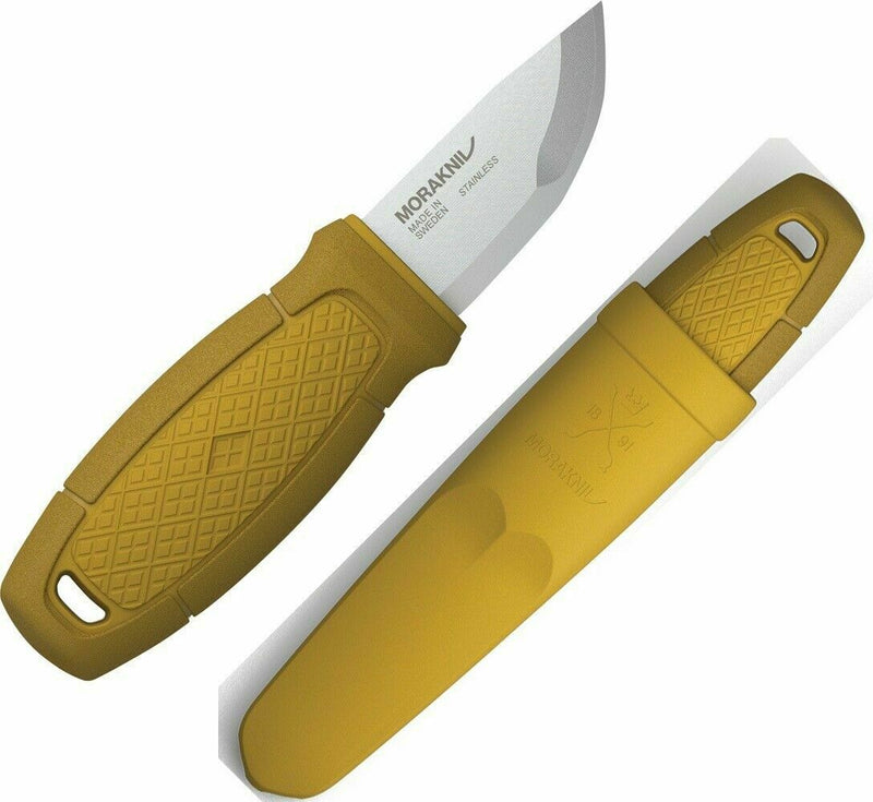 Mora Eldris Fixed Knife 2.5" 12C27 Stainless Blade Yellow Two Polymer Handle 01761 -Mora - Survivor Hand Precision Knives & Outdoor Gear Store