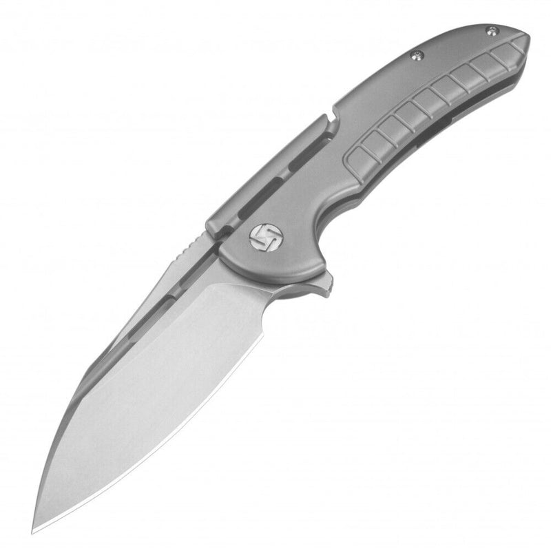 Artisan Valor Frame Folding Knife 3.53" S35VN Steel Blade Gray Titanium Handle Z1850GGY -Artisan - Survivor Hand Precision Knives & Outdoor Gear Store