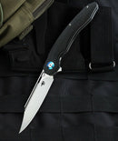 Bestech Fanga Linerlock Folding Knife 4" D2 Tool Steel Blade Carbon Fiber/G10 Handle G18C -Bestech Knives - Survivor Hand Precision Knives & Outdoor Gear Store