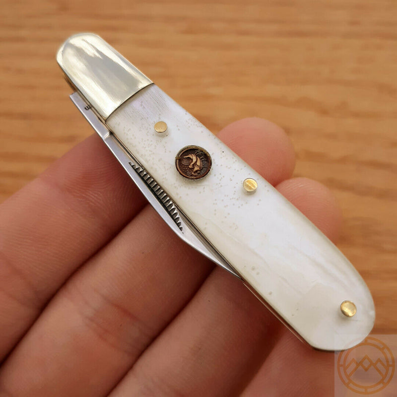 Hen & Rooster Folding Knife 2.13" Stainless Steel Blade Mother Of Pearl Handle 251MOP -Hen & Rooster - Survivor Hand Precision Knives & Outdoor Gear Store