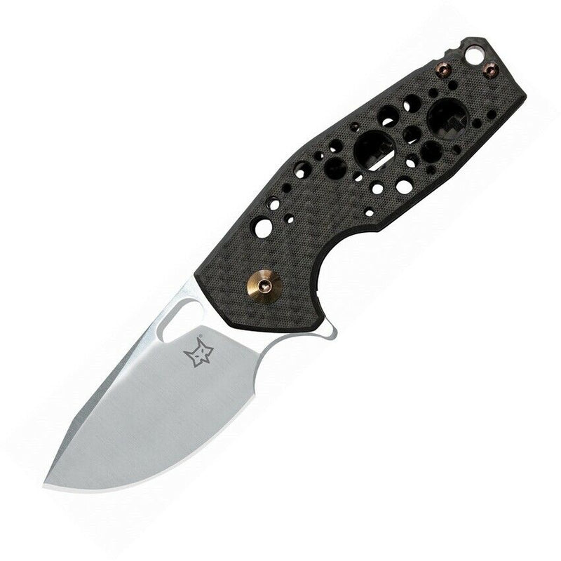 Fox Suru Frame Folding Knife 2.25" Bohler M390 Steel Blade Carbon Fiber Handle 526CF -Fox - Survivor Hand Precision Knives & Outdoor Gear Store