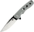 Bestech Knives Arctic Linerlock Folding Knife 3.5" D2 Tool Steel Blade Gray G10 Handle G33C1 -Bestech Knives - Survivor Hand Precision Knives & Outdoor Gear Store
