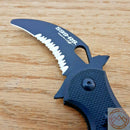 Fox Rescue Karambit Linerlock Folding Knife 2.63" N690 Steel Blade G10 Handle 599RS -Fox - Survivor Hand Precision Knives & Outdoor Gear Store