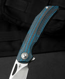 Bestech Knives Falko Liner Folding Knife 3.75" 154CM Steel Blade Carbon Fiber/G10 Handle KL01B -Bestech Knives - Survivor Hand Precision Knives & Outdoor Gear Store