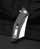 Bestech Knives Cubis Folding Knife 3.13" D2 Tool Steel Blade Black Canvas Micarta Handle KG42A -Bestech Knives - Survivor Hand Precision Knives & Outdoor Gear Store