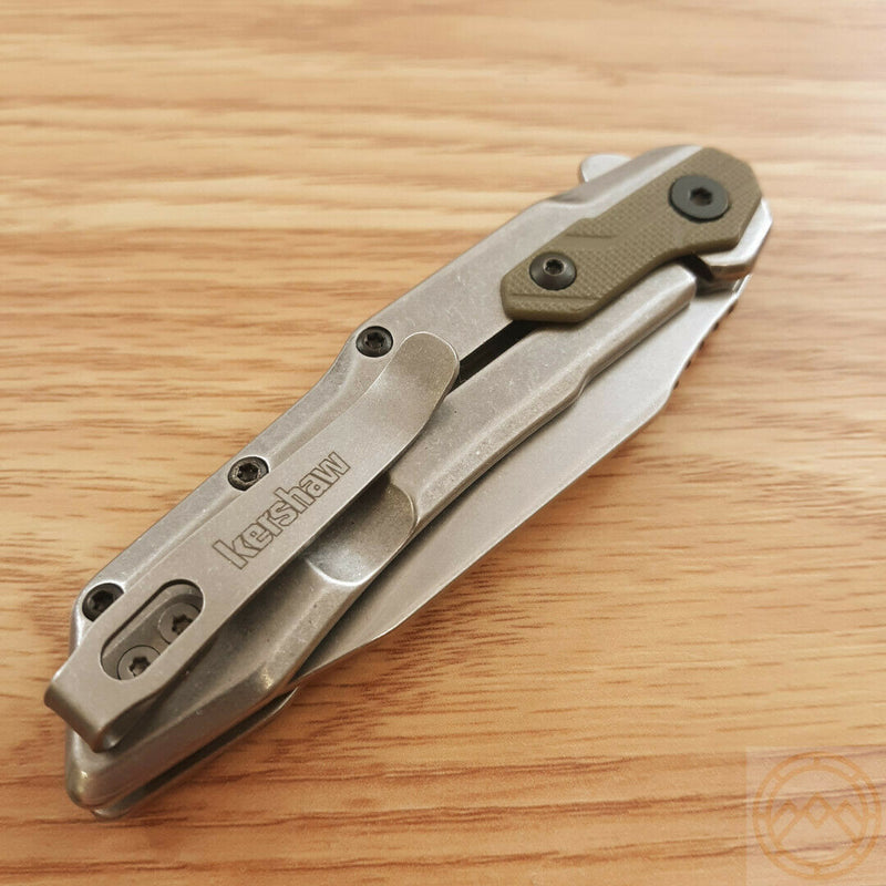 Kershaw Salvage Folding Knife 3" 8Cr13MoV Steel Blade Stainless Steel / GFN Handle 1369 -Kershaw - Survivor Hand Precision Knives & Outdoor Gear Store