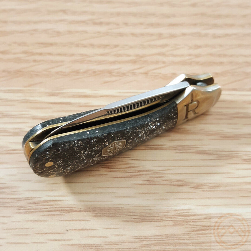 Rough Ryder Cub Lockback Folding Knife 1.25" Stainless Steel Blade Glitter Acrylic Handle 2011 -Rough Ryder - Survivor Hand Precision Knives & Outdoor Gear Store