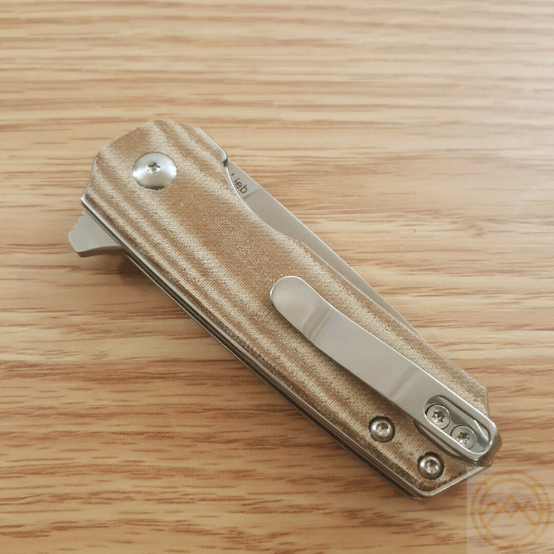 Kizer Cutlery Lieb Folding Knife 2.5" N690 Steel Blade Brown Micarta Handle V2541N4 -Kizer Cutlery - Survivor Hand Precision Knives & Outdoor Gear Store