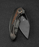 Bestech Knives Nuke Frame Folding Knife 2.63" M390 Steel Blade Titanium/G10 Handle T2107E -Bestech Knives - Survivor Hand Precision Knives & Outdoor Gear Store