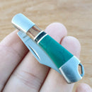 Rough Ryder Mini Folding Knife 1.38" Stainless Steel Blade Turquoise And Wood Handle 1473 -Rough Ryder - Survivor Hand Precision Knives & Outdoor Gear Store