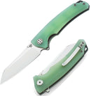 Bestech Knives TEXEL Folding Knife 3.25" D2 Tool Steel Blade Jade G10 Handle G21B1 -Bestech Knives - Survivor Hand Precision Knives & Outdoor Gear Store