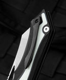 Bestech Knives Kasta Linerlock Folding Knife 3.5" 154CM Steel Blade Black And White G10 Handle KG45A -Bestech Knives - Survivor Hand Precision Knives & Outdoor Gear Store