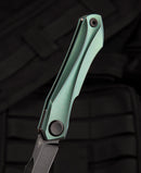 Bestech Knives Ivy Folding Knife 3" S35VN Steel Blade Green Titanium Handle KT2004E -Bestech Knives - Survivor Hand Precision Knives & Outdoor Gear Store