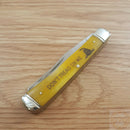 Rough Ryder Trapper Don't Tread on Me Pocket Knife Stainless Steel Blades Yellow Smooth Bone Handle 1381 -Rough Ryder - Survivor Hand Precision Knives & Outdoor Gear Store