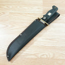 Frost Cutlery Quicksilver Bowie Fixed Knife 9.75" Stainless Steel/Drop Point Blade Black Rubber Handle S577 -Frost Cutlery - Survivor Hand Precision Knives & Outdoor Gear Store