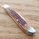 Rough Ryder Peanut Pocket Knife Stainless Steel Blades Amber Jigged Bone Handle 110 -Rough Ryder - Survivor Hand Precision Knives & Outdoor Gear Store