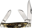 Rough Ryder Large Stockman Tuff Pocket Knife Stainless Steel Blades Imitation Stag Handle 2362 -Rough Ryder - Survivor Hand Precision Knives & Outdoor Gear Store