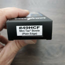 Cold Steel Mini Tac Fixed Knife 3.63" 8Cr13MoV Steel Blade Black Griv-Ex Handle 49HCF -Cold Steel - Survivor Hand Precision Knives & Outdoor Gear Store