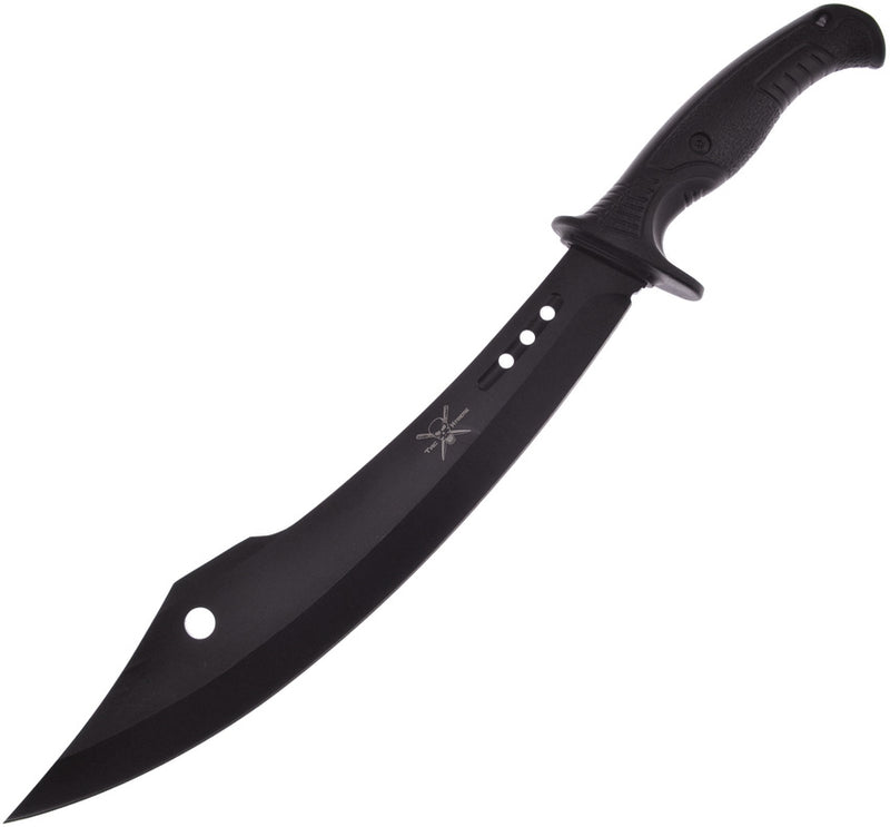 Frost Cutlery Tac Xtreme Machete Fixed Knife 10" Stainless Steel Blade Black Rubberized ABS Handle X56B -Frost Cutlery - Survivor Hand Precision Knives & Outdoor Gear Store