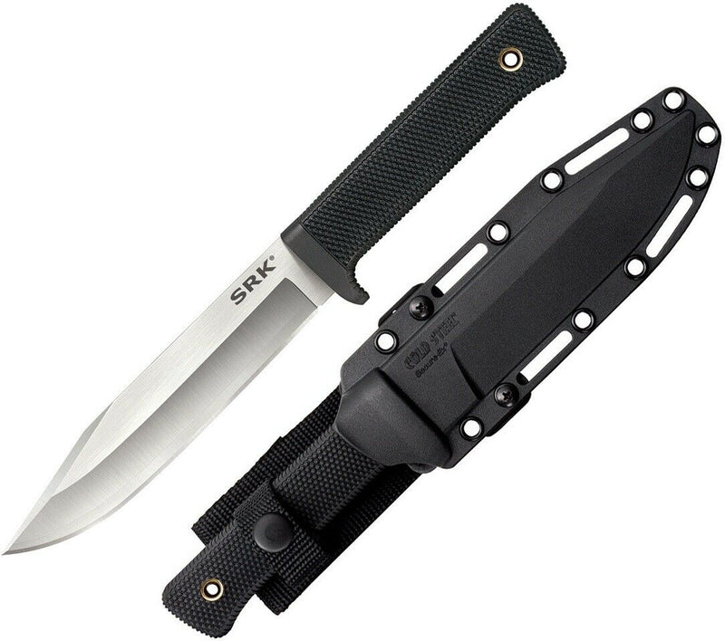 Cold Steel SRK San Mai Fixed Knife 6" VG-1 Steel Blade Black Kray-Ex Handle 35AN -Cold Steel - Survivor Hand Precision Knives & Outdoor Gear Store