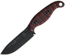 TOPS Viper Scout Fixed Knife 4.12" Black 1095 Steel Full Tang Blade Red/Black G10 Handle VPSR2 -TOPS - Survivor Hand Precision Knives & Outdoor Gear Store