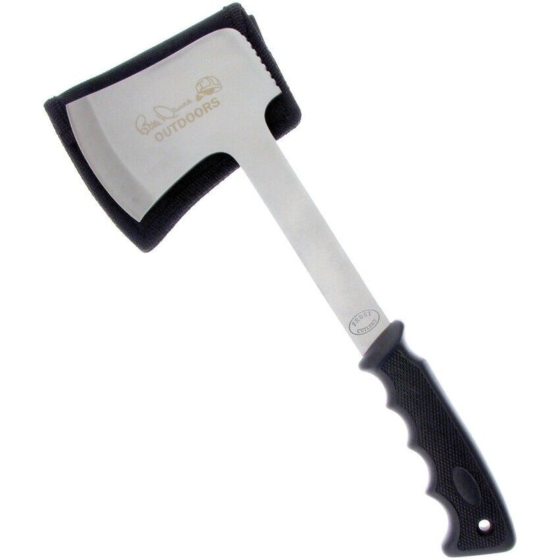 Frost Cutlery Bill Dance Outdoors Fixed 4" Stainless Steel Axe Head Blade Rubber Handle BDAXE -Frost Cutlery - Survivor Hand Precision Knives & Outdoor Gear Store
