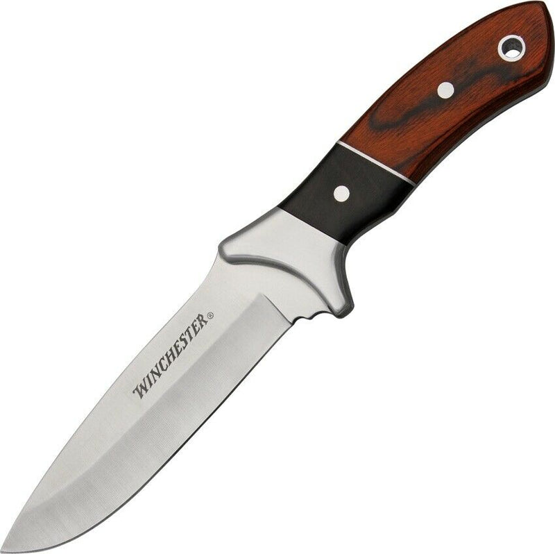 Winchester Hunter Fixed Knife 5.25" Stainless Steel Blade Two-Tone Finish Pakkawood Handle 1790 -Winchester - Survivor Hand Precision Knives & Outdoor Gear Store