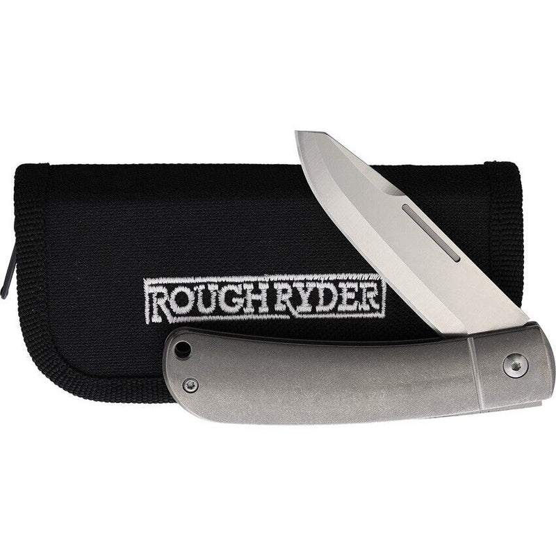 Rough Ryder APTA Folding Knife 2.75" Satin Finish VG-10 Steel Blade Titanium Handle 2286 -Rough Ryder - Survivor Hand Precision Knives & Outdoor Gear Store